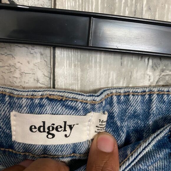 edgely glitter straight jeans 16W - Picture 2 of 4
